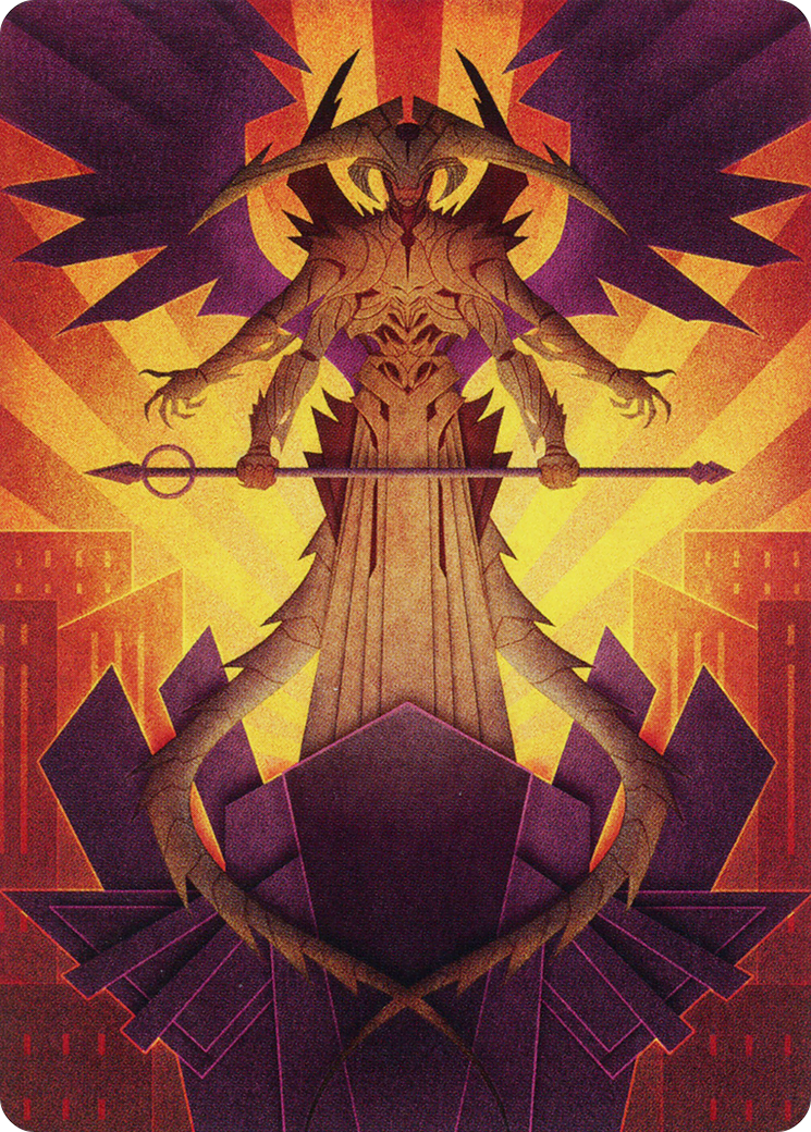 Atraxa, Praetors' Voice // Atraxa, Praetors' Voice  [March of the Machine Art Series] (Borderless) Foil