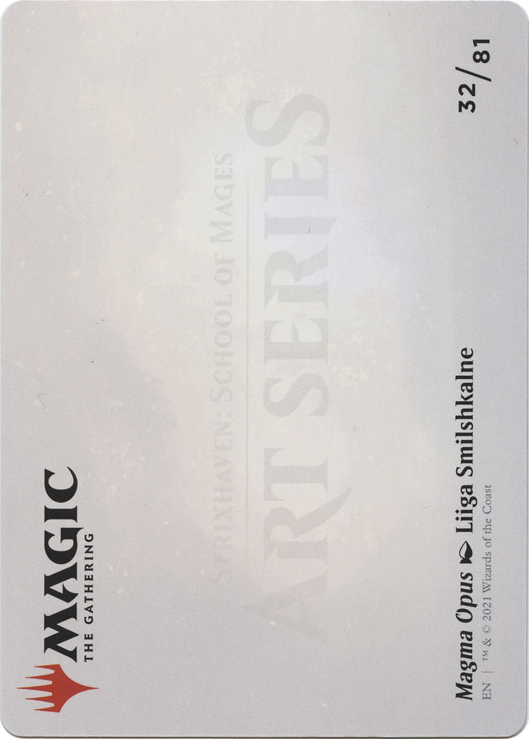 Magma Opus // Magma Opus  [Strixhaven Art Series] (Borderless)