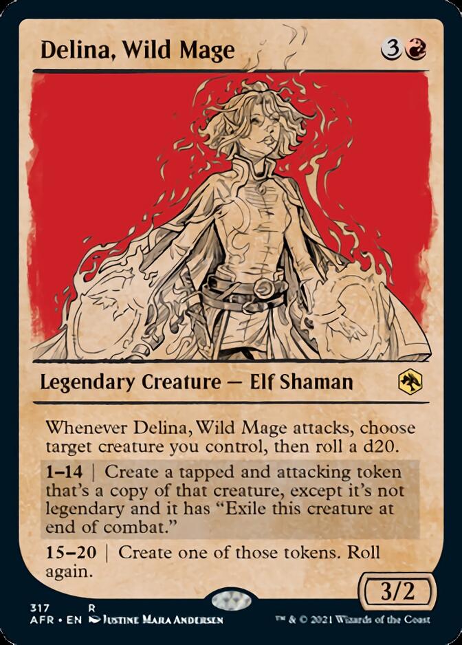 Delina, Wild Mage (Showcase) [Dungeons & Dragons: Adventures in the Forgotten Realms] Foil -1