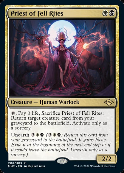 Priest of Fell Rites [Modern Horizons 2] Foil