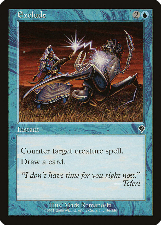 Exclude [Invasion] Foil