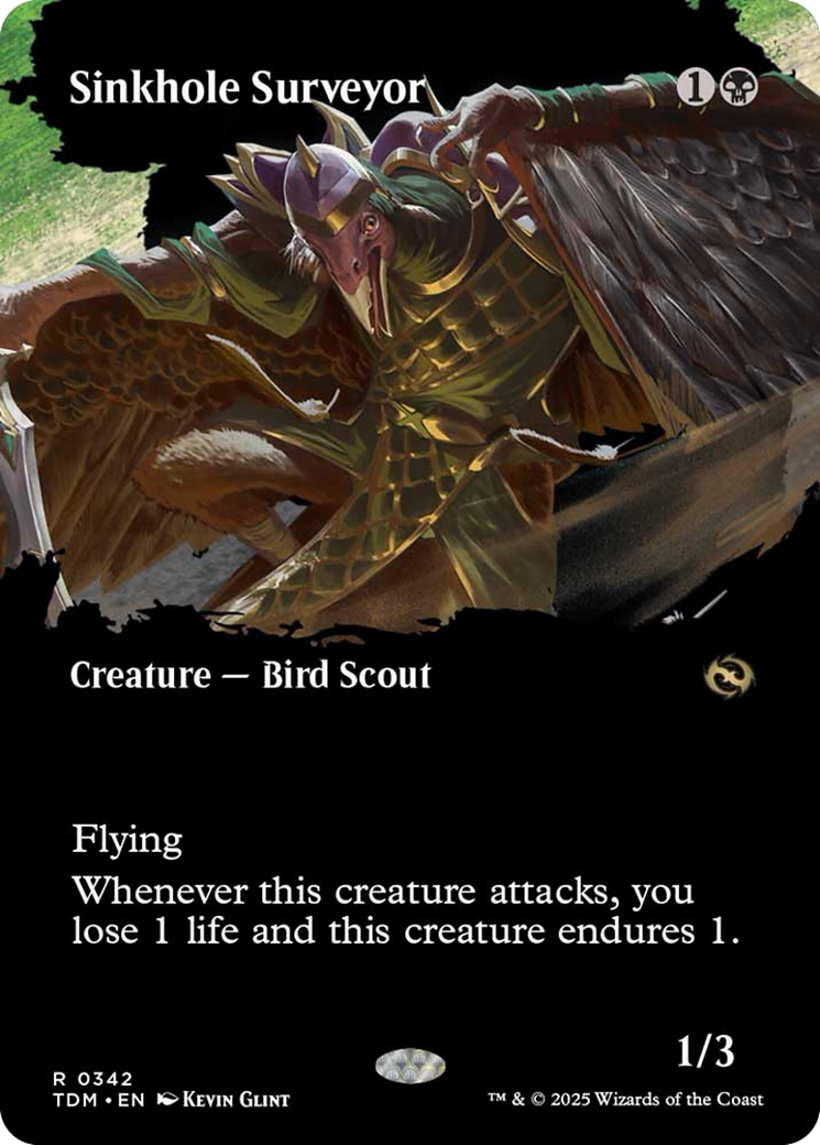Sinkhole Surveyor (Borderless) [Tarkir: Dragonstorm] Foil