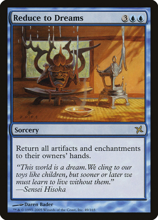 Reduce to Dreams [Betrayers of Kamigawa] Foil