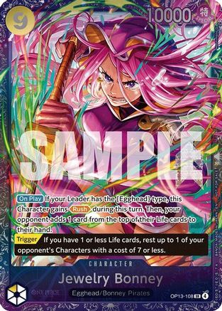 Jewelry Bonney (Treasure Cup May 2026) (OP13-108) - [One Piece Promotion Cards] Foil