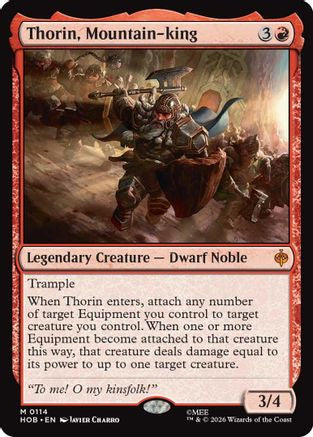 Thorin, Mountain-king  [The Hobbit] Foil