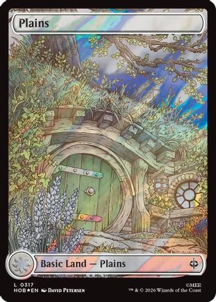 Plains (0317) (Surge Foil)  [The Hobbit] Foil