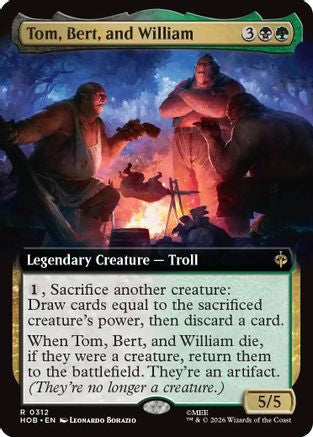 Tom, Bert, and William (Extended Art)  [The Hobbit] Foil