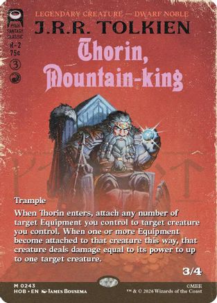 Thorin, Mountain-king (Borderless)  [The Hobbit] Foil