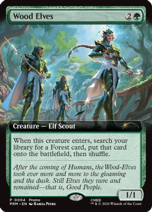 Wood Elves (Extended Art)  [Promo Pack: The Hobbit] Foil