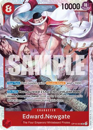 Edward.Newgate (OP16-003) - [The Time of Battle] Foil