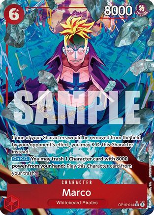 Marco (Alternate Art) (OP16-014) - [The Time of Battle] Foil