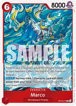 Marco (OP16-014) - [The Time of Battle] Foil