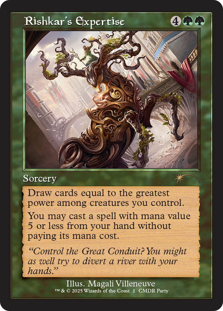 Rishkar's Expertise (Retro Frame) [Wizards Play Network 2025] Foil