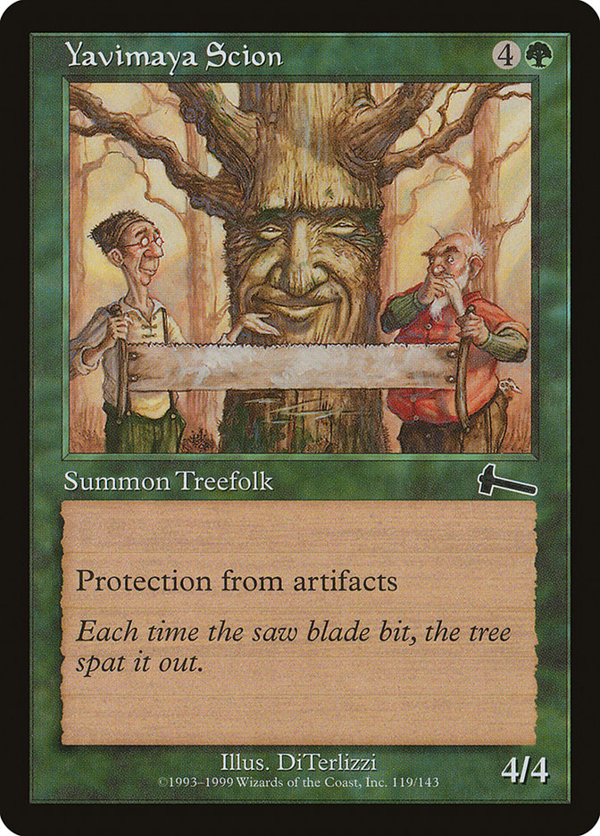 Yavimaya Scion [Urza's Legacy] Foil