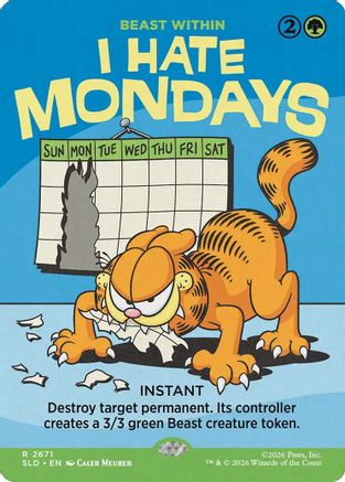I Hate Mondays - Beast Within  [Secret Lair Drop Series]