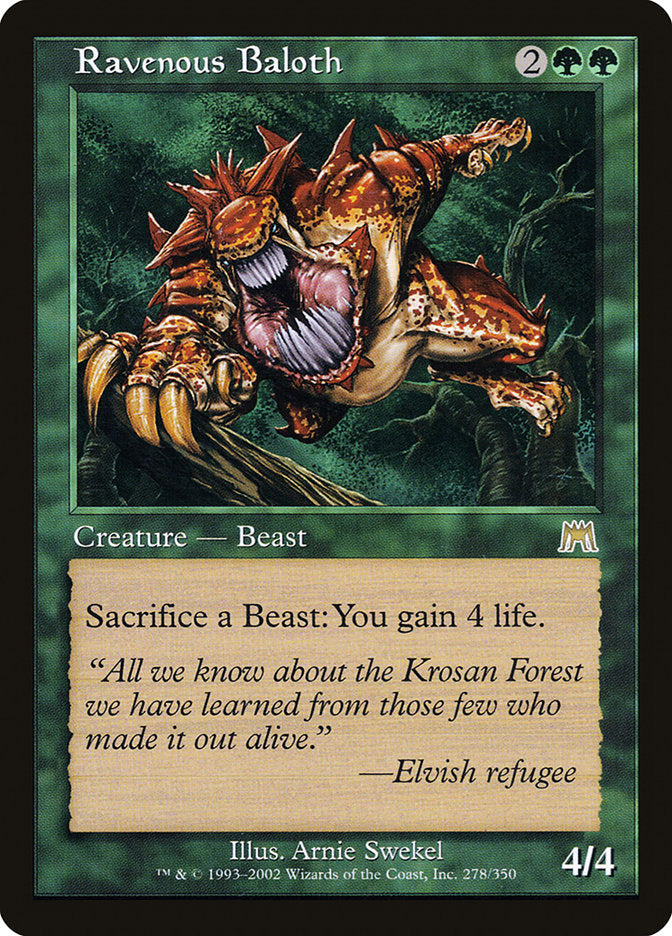 Ravenous Baloth [Onslaught] Foil
