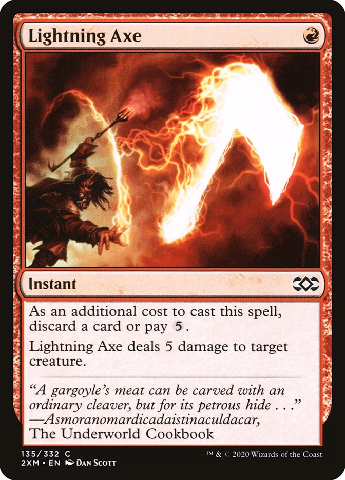 Lightning Axe [Double Masters] Foil