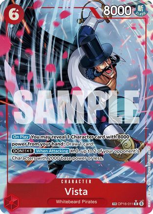 Vista (TR) (OP16-011) - [The Time of Battle] Foil