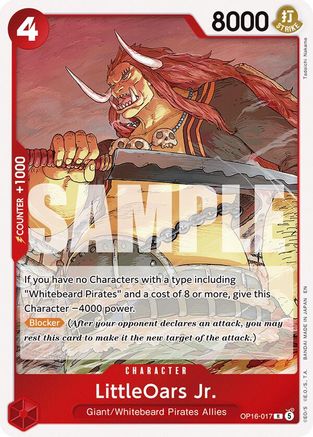 LittleOars Jr. (OP16-017) - [The Time of Battle] Foil