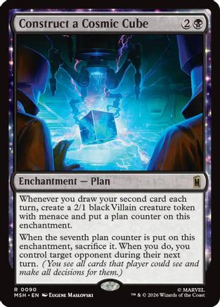 Construct a Cosmic Cube  [Marvel Super Heroes]