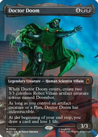 Doctor Doom (Borderless) (336)  [Marvel Super Heroes] Foil