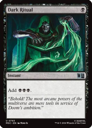 Dark Ritual  [Commander: Marvel Super Heroes] Foil