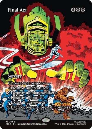 Final Act (Borderless)  [Marvel Universe Eternal-Legal] Foil