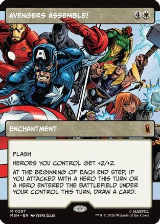 Avengers Assemble! (Borderless) (0297)  [Marvel Super Heroes]