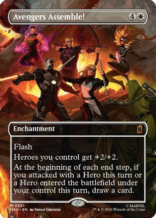Avengers Assemble! (Borderless) (0341)  [Marvel Super Heroes]