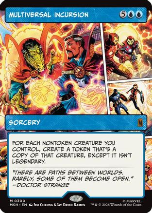Multiversal Incursion (Borderless)  [Marvel Super Heroes] Foil