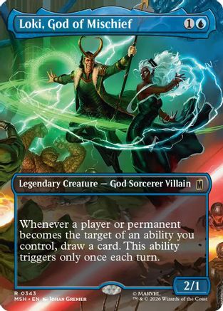 Loki, God of Mischief (Borderless)  [Marvel Super Heroes] Foil