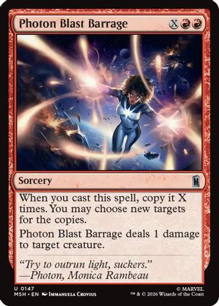 Photon Blast Barrage  [Marvel Super Heroes]