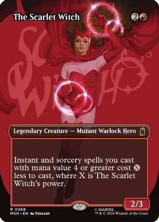 The Scarlet Witch (Borderless)  [Marvel Super Heroes] Foil