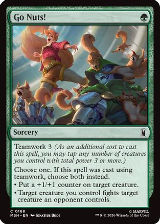 Go Nuts!  [Marvel Super Heroes] Foil