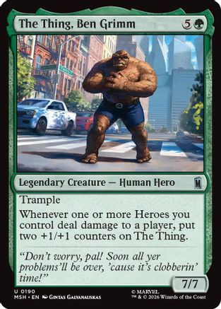 The Thing, Ben Grimm  [Marvel Super Heroes] Foil