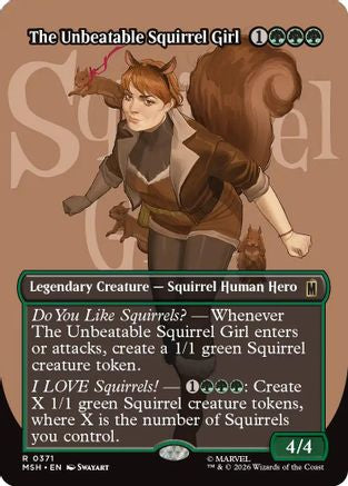 The Unbeatable Squirrel Girl (Borderless)  [Marvel Super Heroes]
