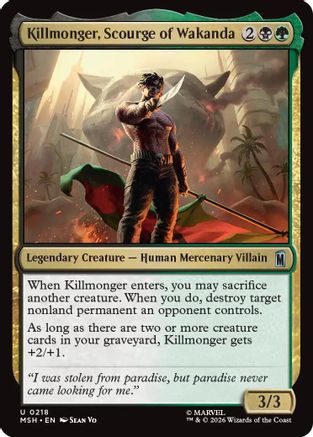 Killmonger, Scourge of Wakanda  [Marvel Super Heroes] Foil
