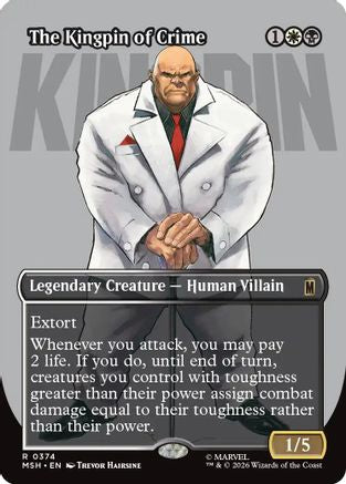 The Kingpin of Crime (Borderless) (0374)  [Marvel Super Heroes]