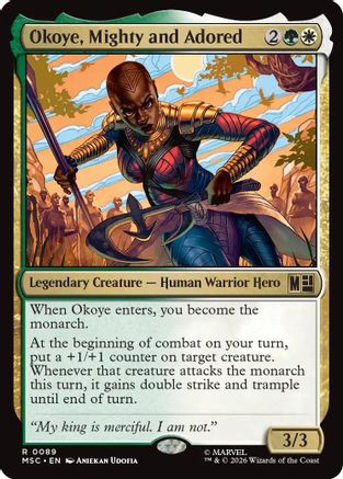 Okoye, Mighty and Adored  [Commander: Marvel Super Heroes]