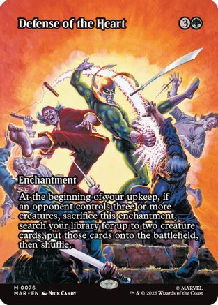 Defense of the Heart (Borderless)  [Marvel Universe Eternal-Legal]
