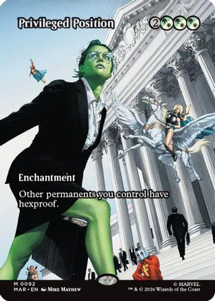 Privileged Position (Borderless)  [Marvel Universe Eternal-Legal]