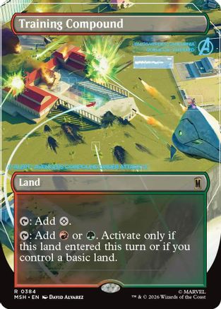 Training Compound (Borderless)  [Marvel Super Heroes] Foil