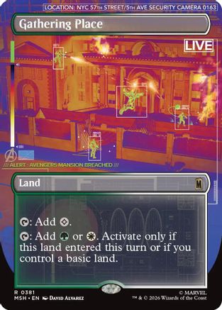 Gathering Place (Borderless)  [Marvel Super Heroes] Foil