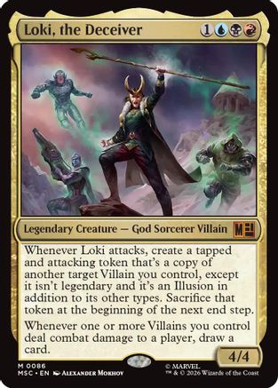 Loki, the Deceiver (Surge Foil)  [Commander: Marvel Super Heroes] Foil