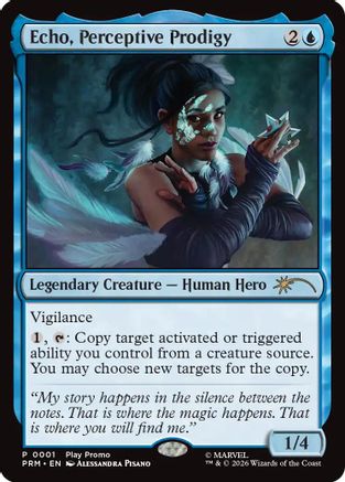 Echo, Perceptive Prodigy  [Standard Showdown Promos]