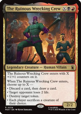 The Ruinous Wrecking Crew  [Marvel Super Heroes] Foil