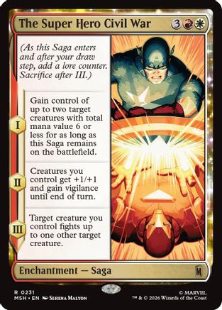 The Super Hero Civil War  [Marvel Super Heroes]