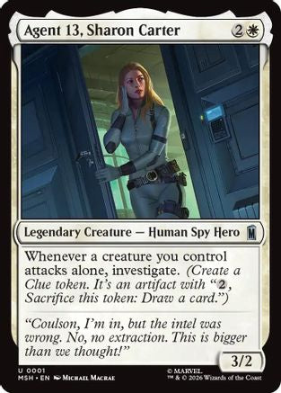 Agent 13, Sharon Carter  [Marvel Super Heroes]