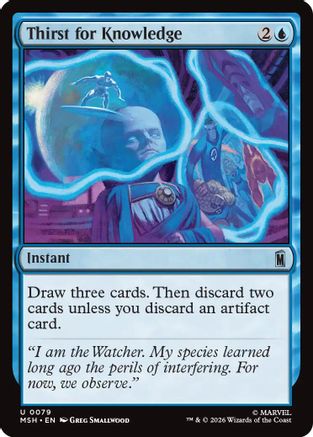 Thirst for Knowledge  [Marvel Super Heroes] Foil