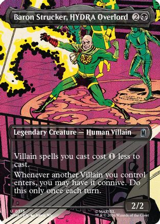 Baron Strucker, HYDRA Overlord (Borderless) (0315)  [Marvel Super Heroes] Foil
